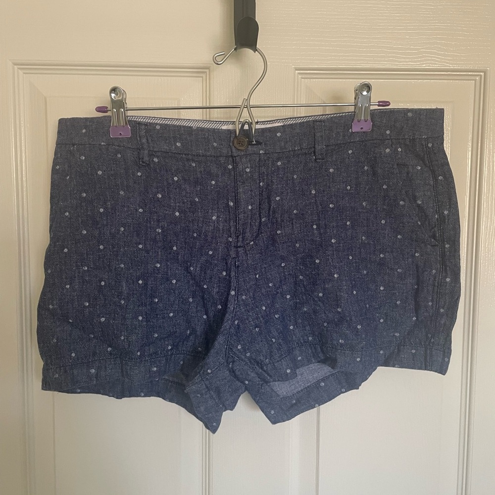 Women's Blue Polka Dot Shorts